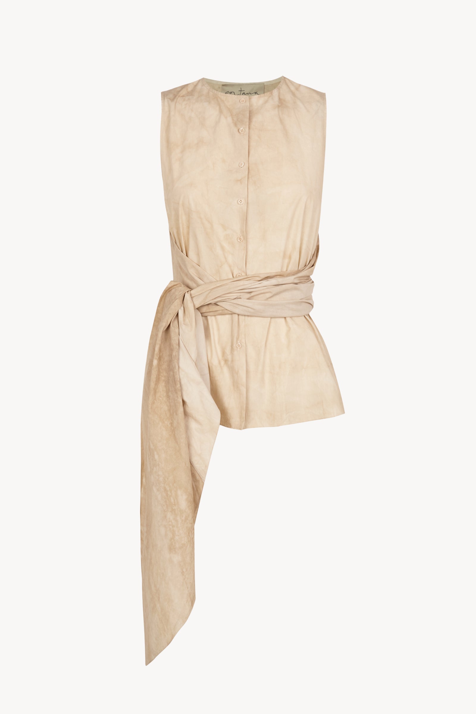 Yoko, fade beige top