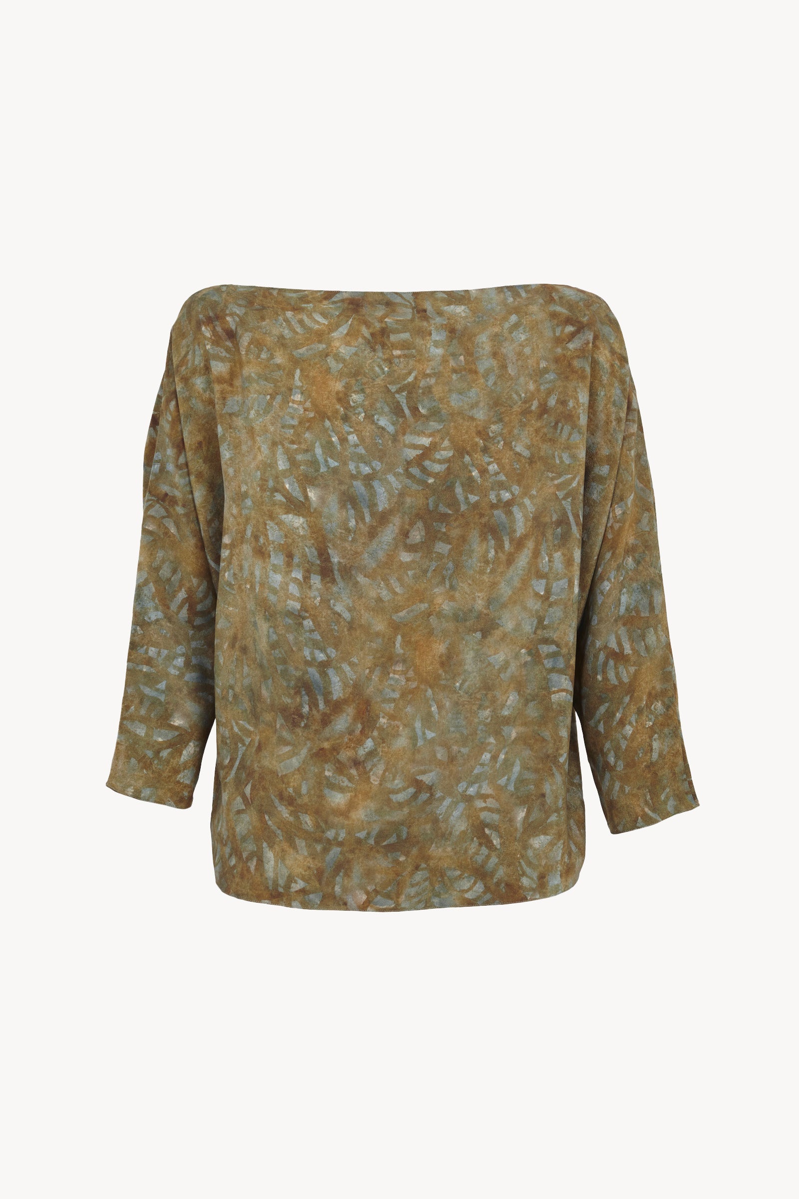 You, top de seda trap print