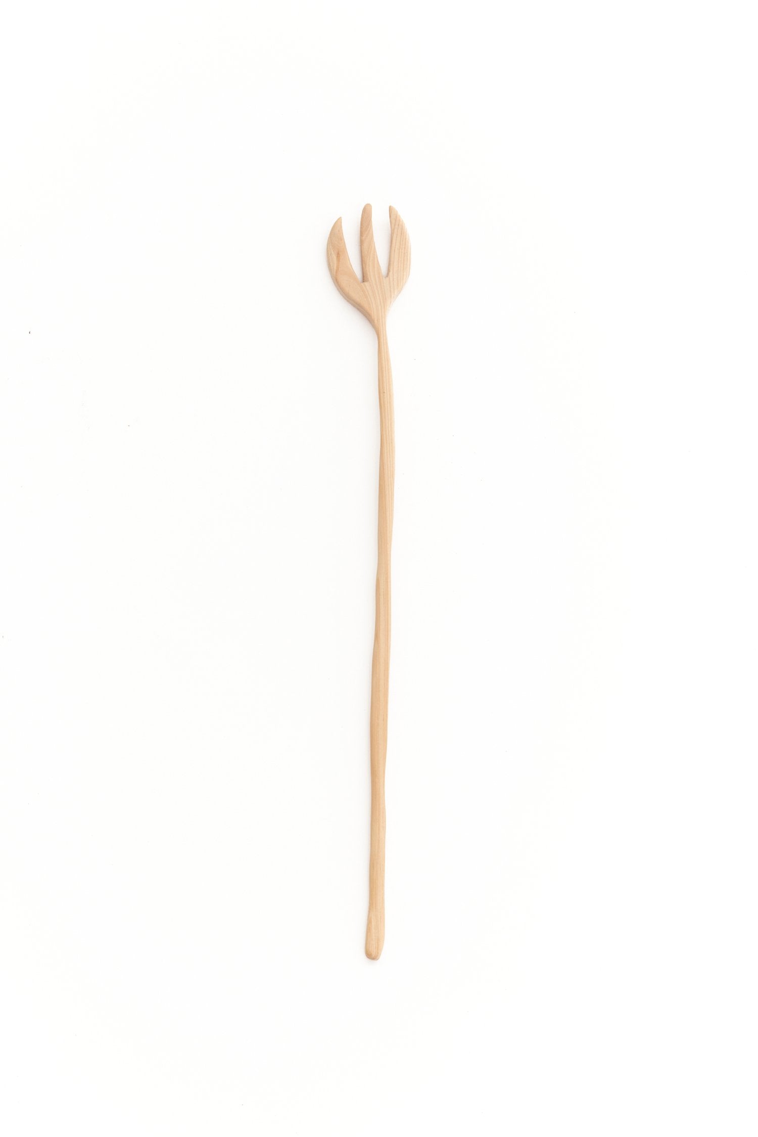 Tenedor de madera para ensaladas
