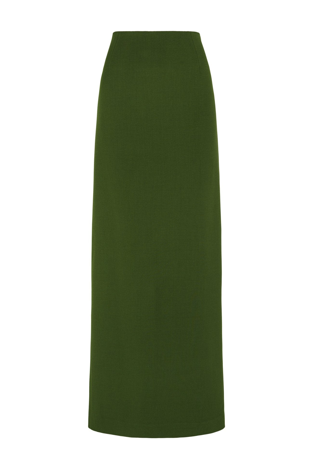 Sienna, long green skirt