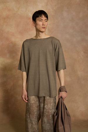 Lian, mink linen knit t-shirt