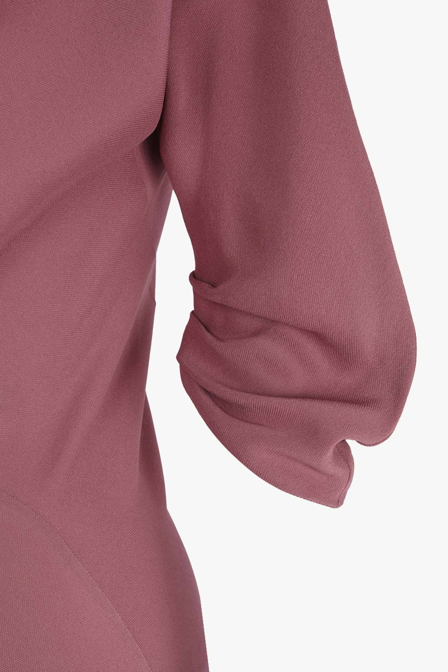 Aldara, vestido de seda asimetrico rosa