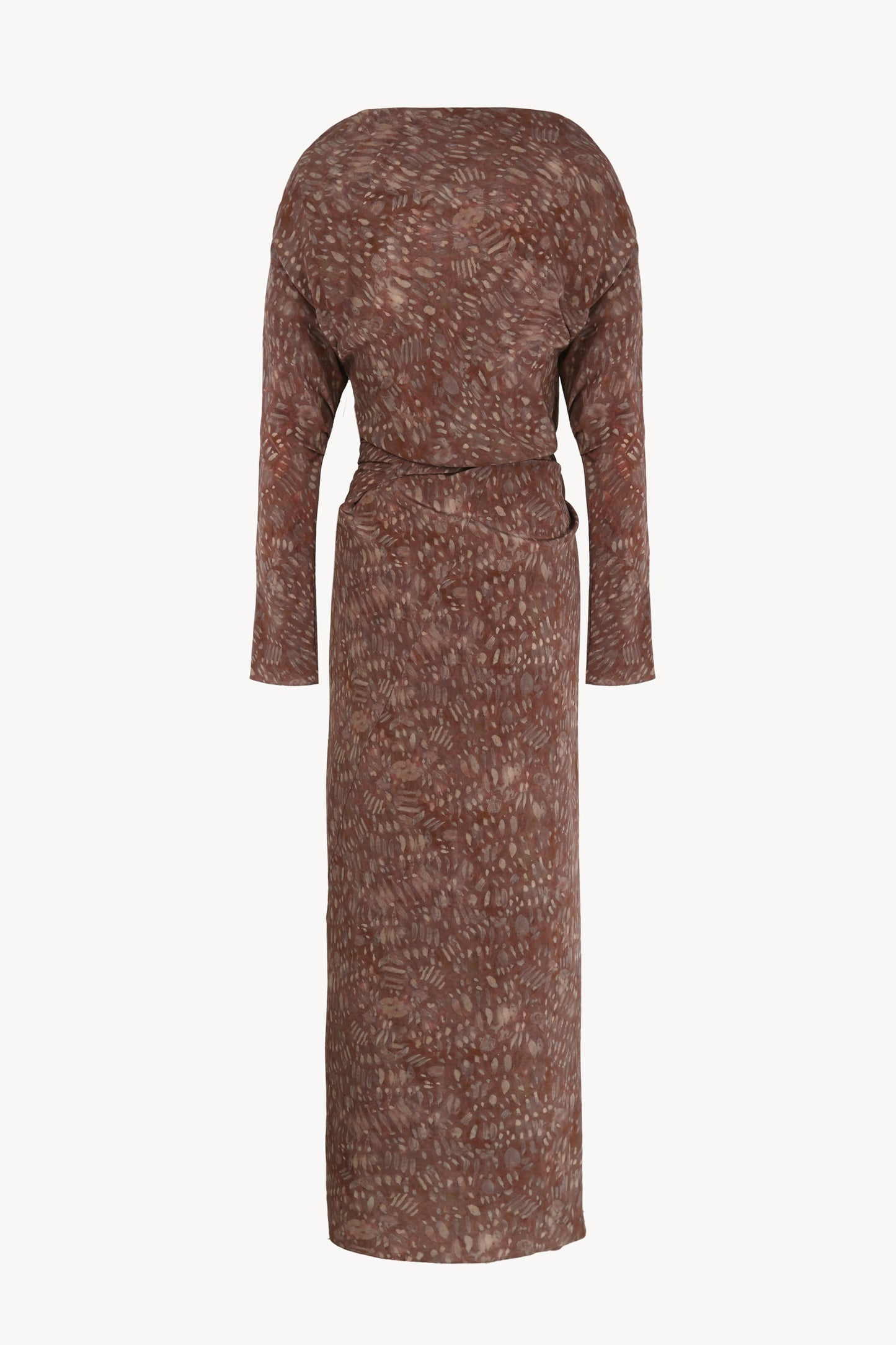 Astrid, vestido de seda zarela print