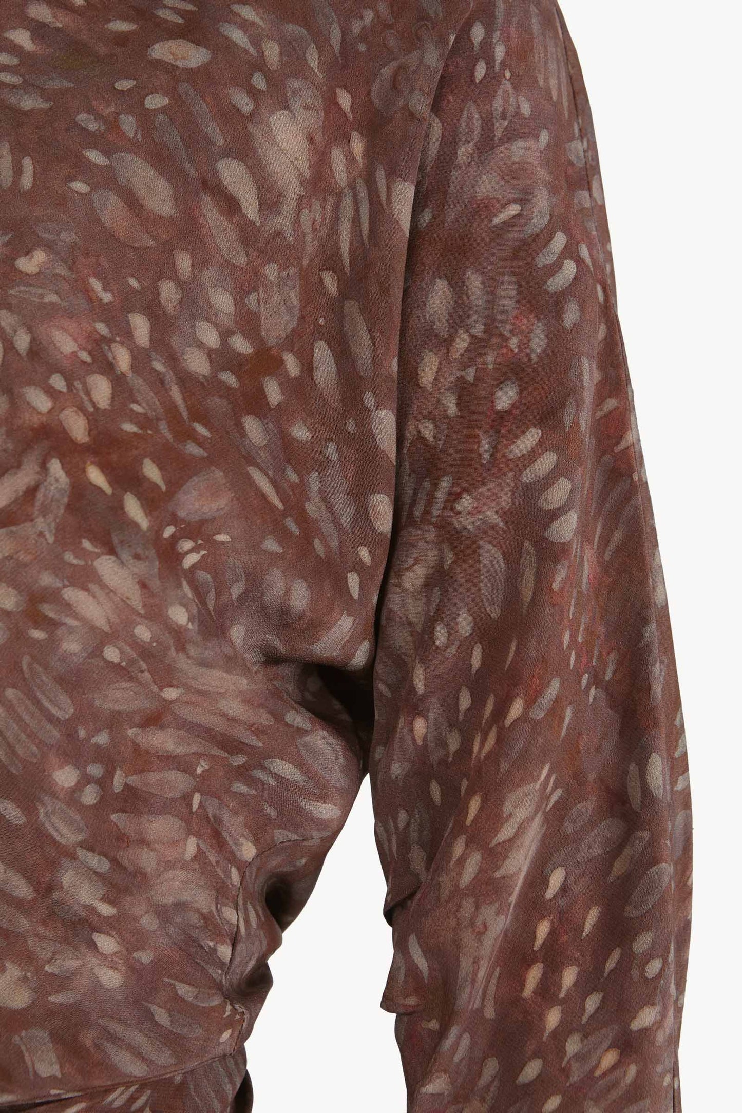 Astrid, vestido de seda zarela print