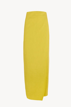Brenna, lime long skirt