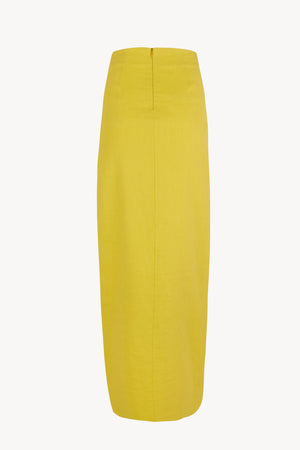 Brenna, lime long skirt