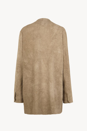 Cassian, chaqueta oversize marron claro maltinto