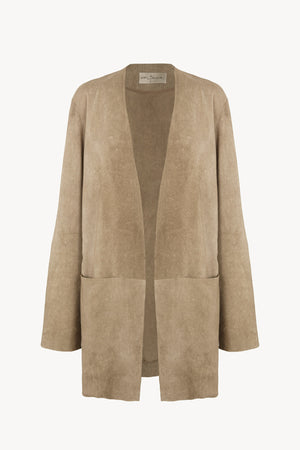 Cassian, chaqueta oversize marron claro maltinto