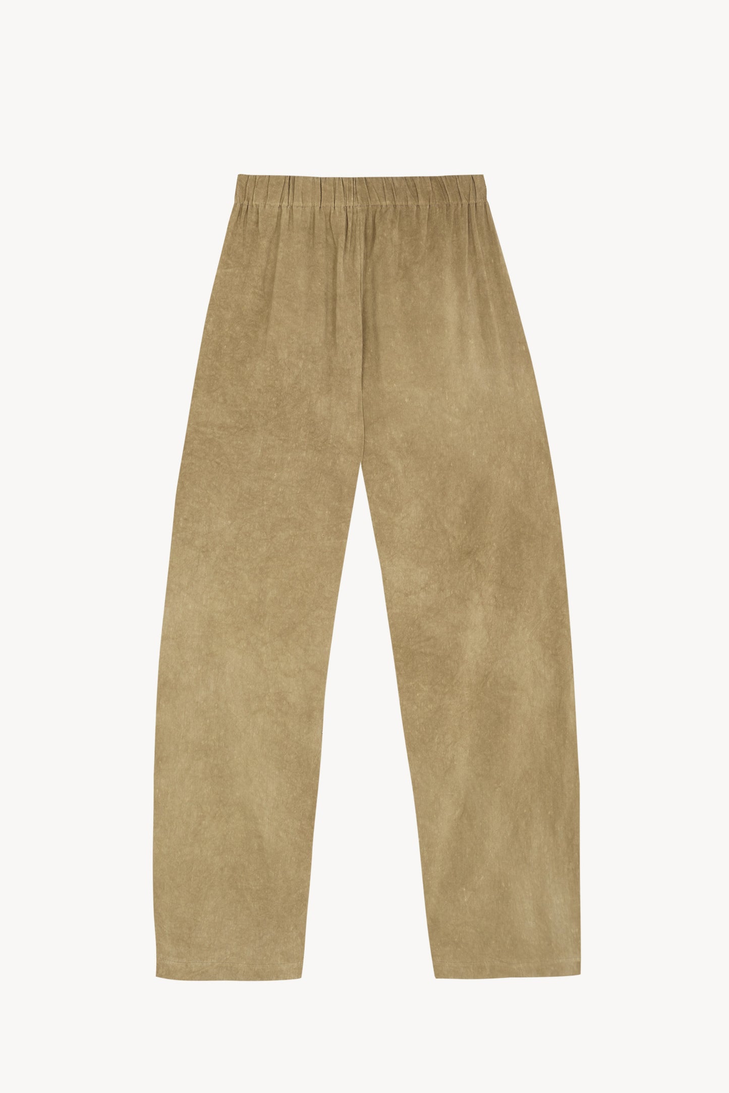 Cassian, pantalon de lino marron claro maltinto