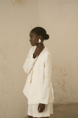 Costa, ivory linen jacket