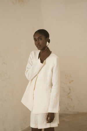 Costa, ivory linen jacket