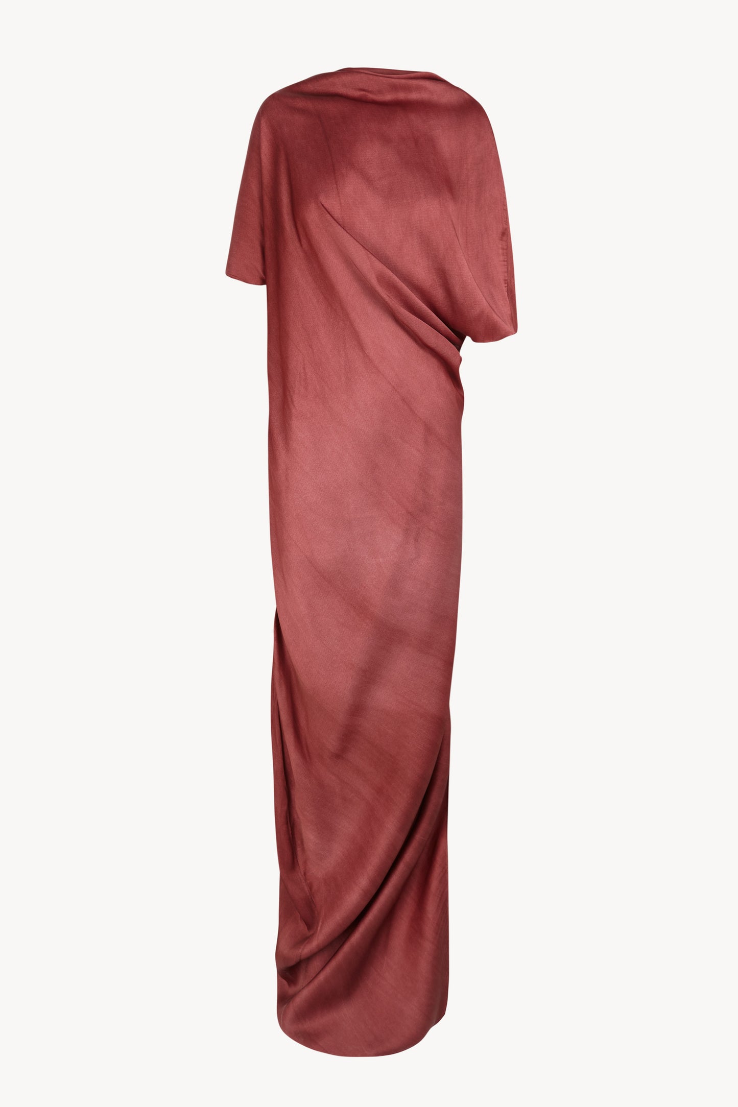 Elea, vestido largo carmesi maltinto