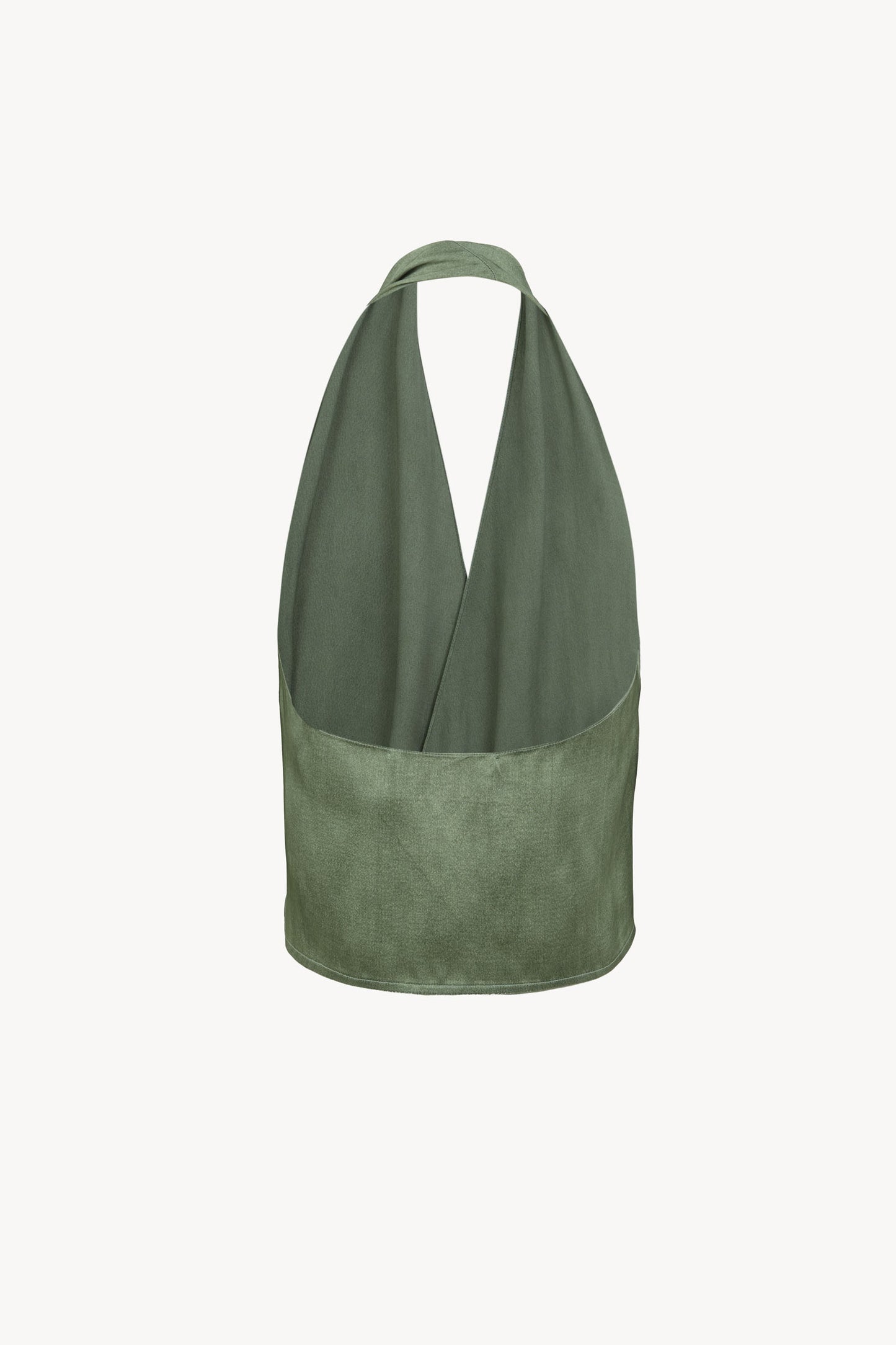 Etna, top de seda aguamarina maltinto