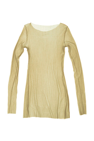 t de tul, tulle top olive