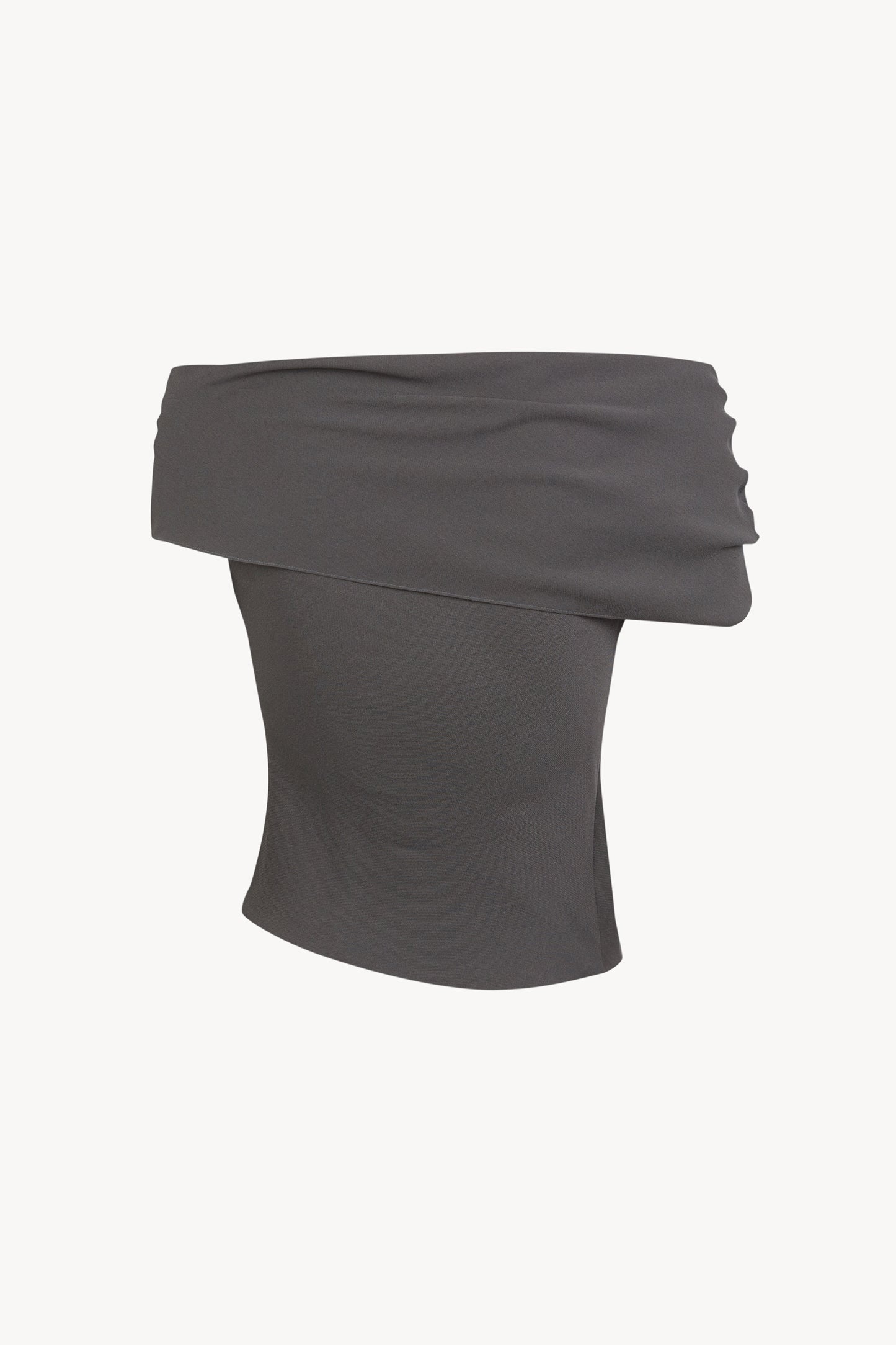 Ilia, dark grey silk top