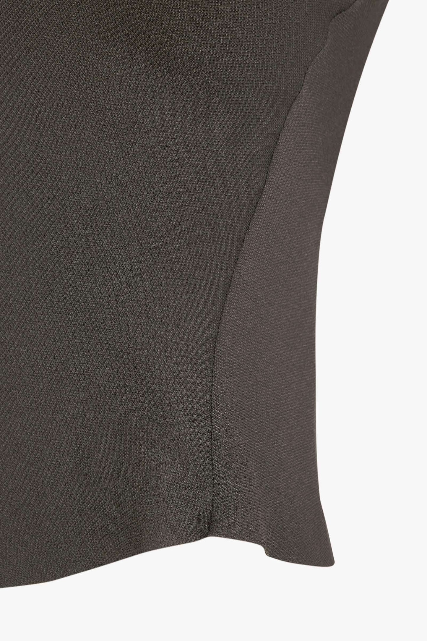 Ilia, dark grey silk top