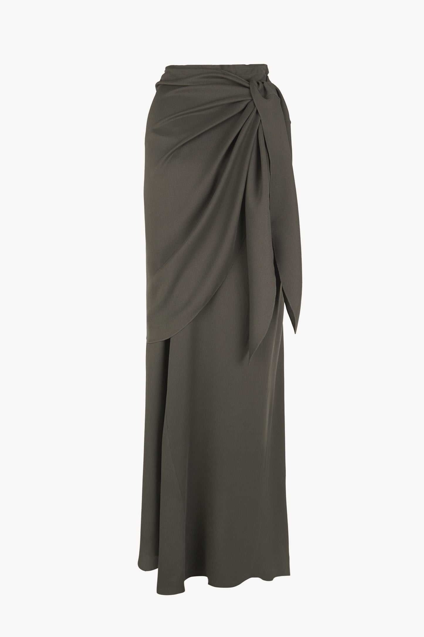 Isolde, dark grey asymmetric skirt