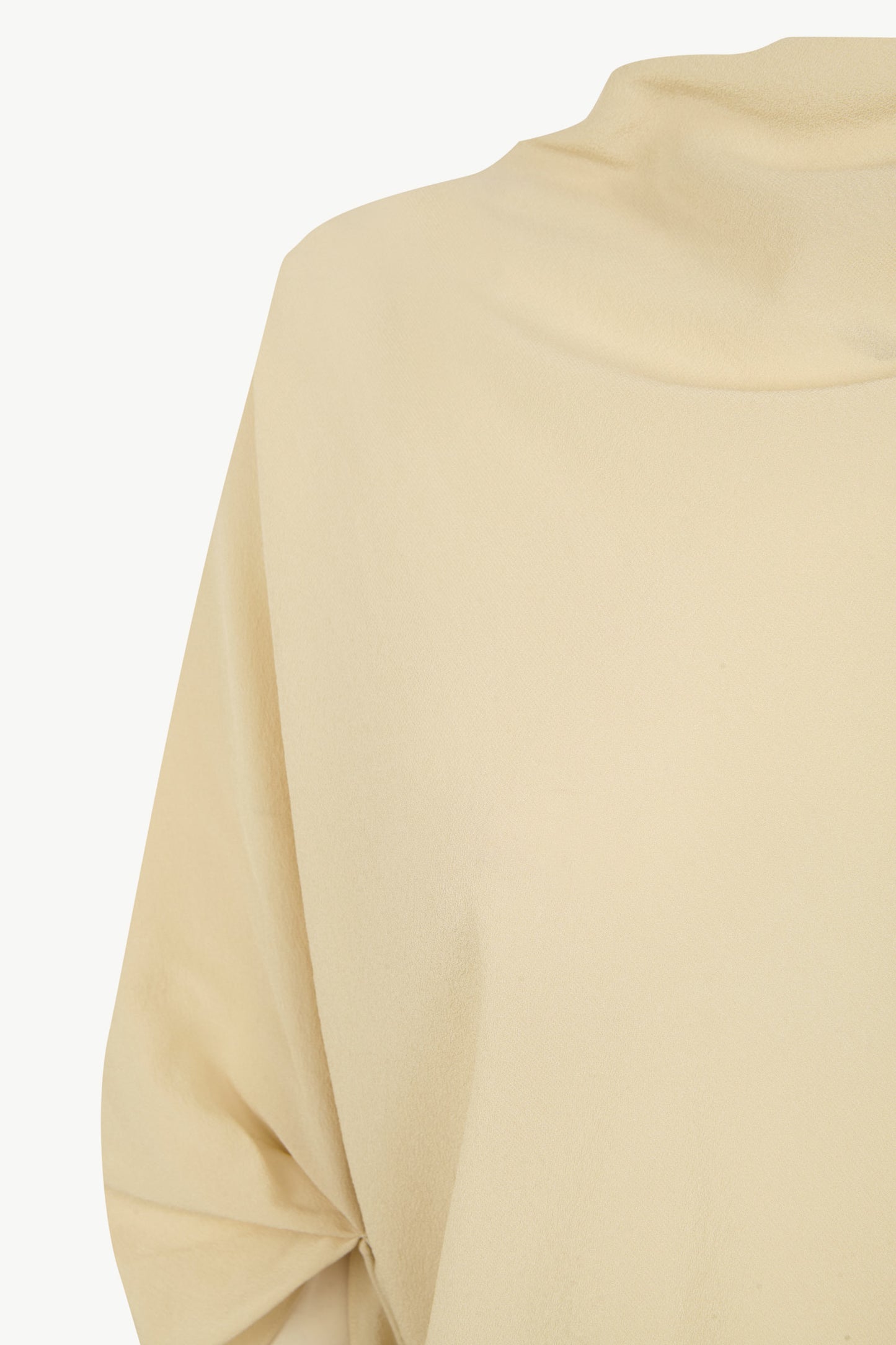 Liv, anise stretch silk top