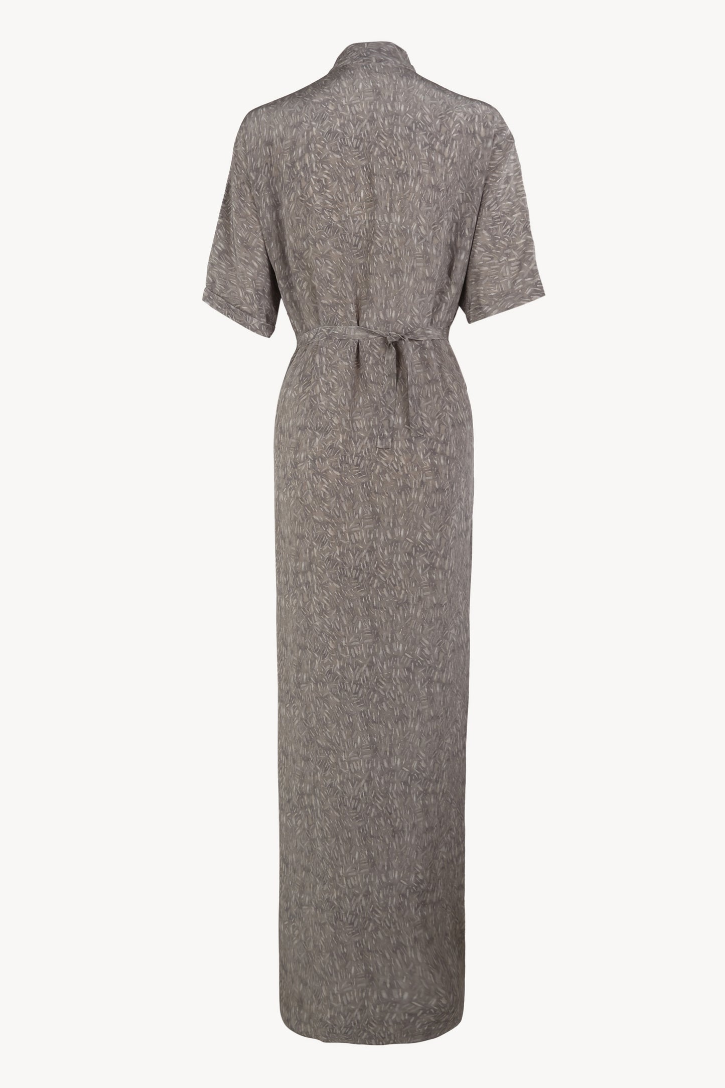 Mali, azima print long silk dress