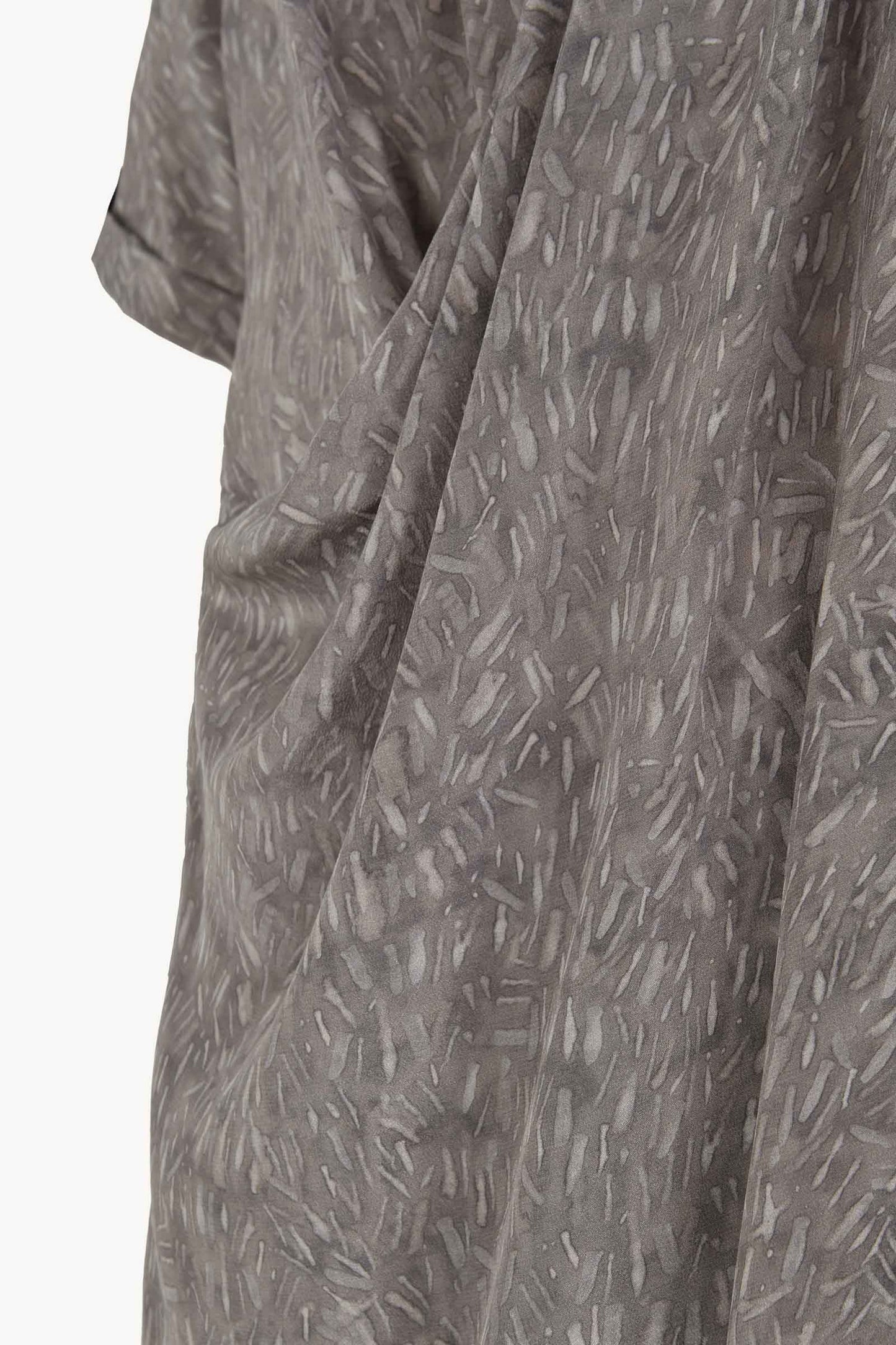 Mali, azima print long silk dress