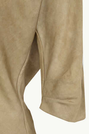 Opale, top asimetrico bronce maltinto