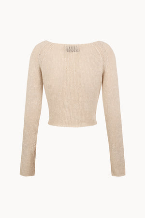 Sylva, cardigan de punto crudo