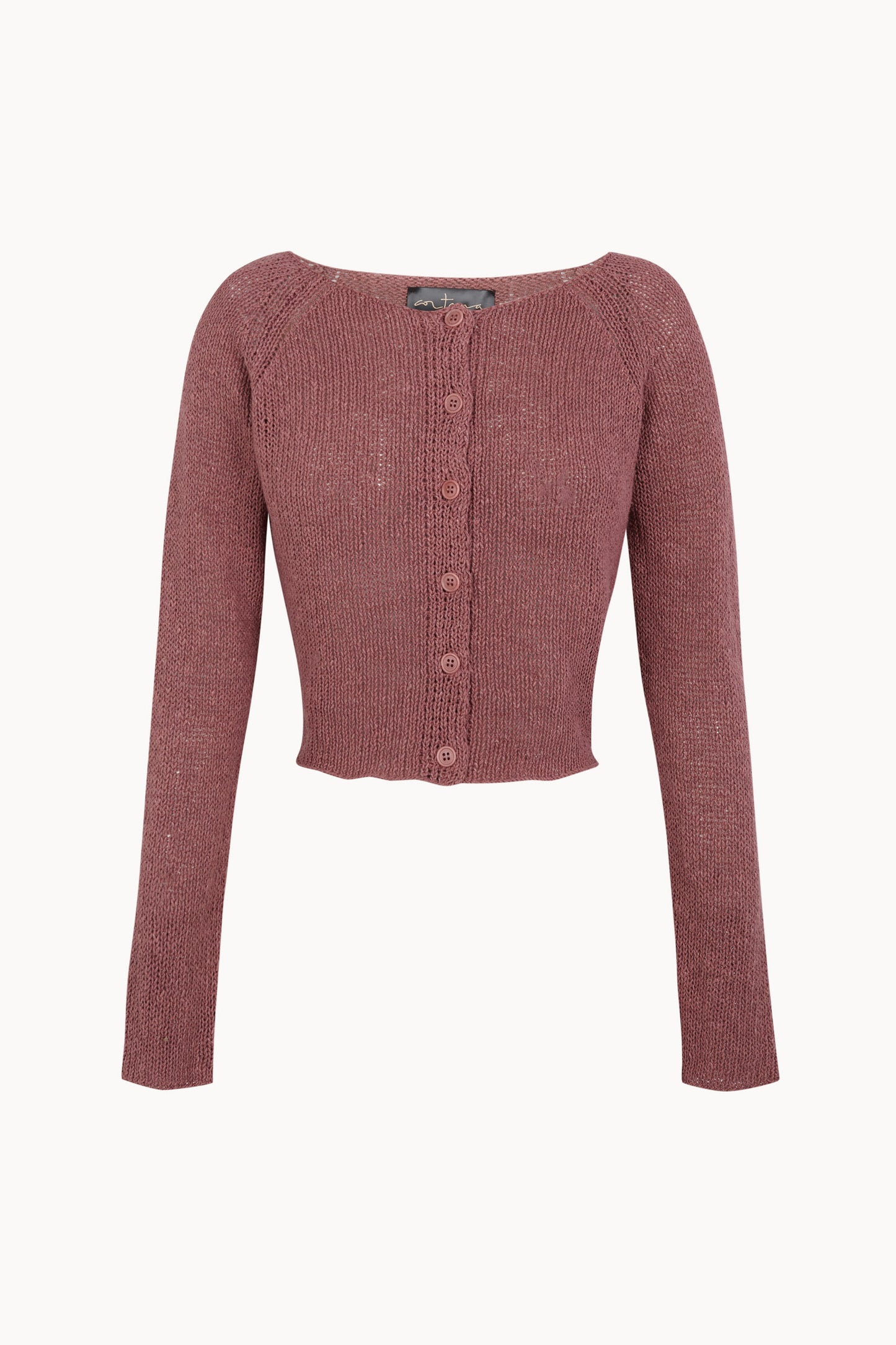 Sylva, rose dust knit cardigan