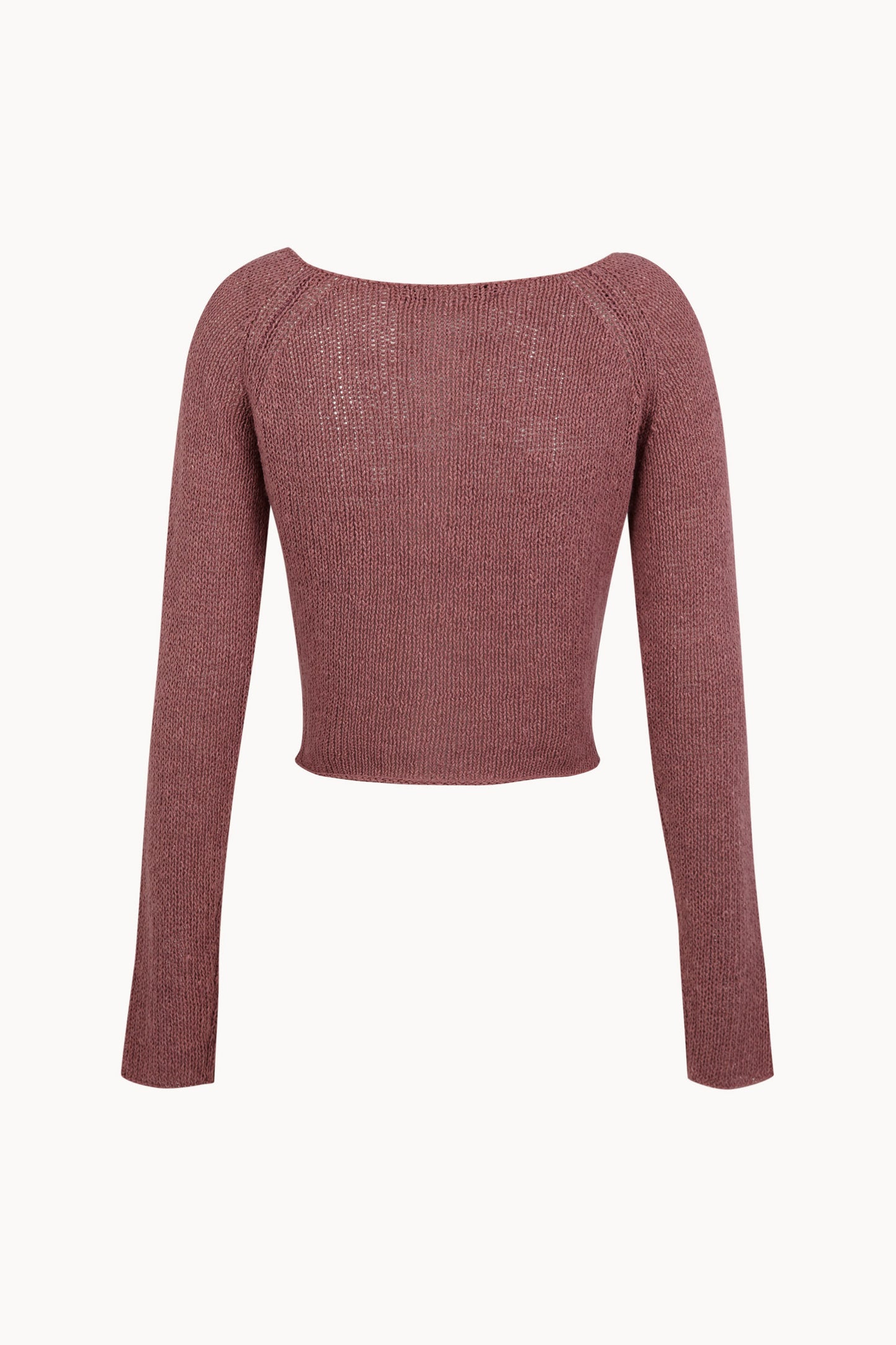 Sylva, rose dust knit cardigan