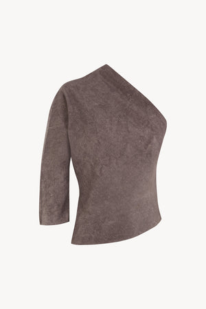 Sabina, fade mauve asymmetric top