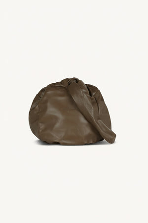 Sack S, khaki small leather bag