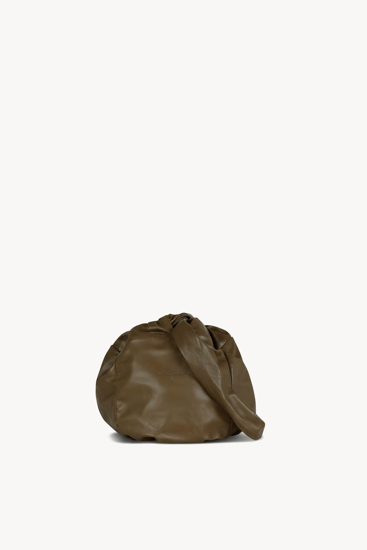 Sack S, bolso pequeño de cuero kaki