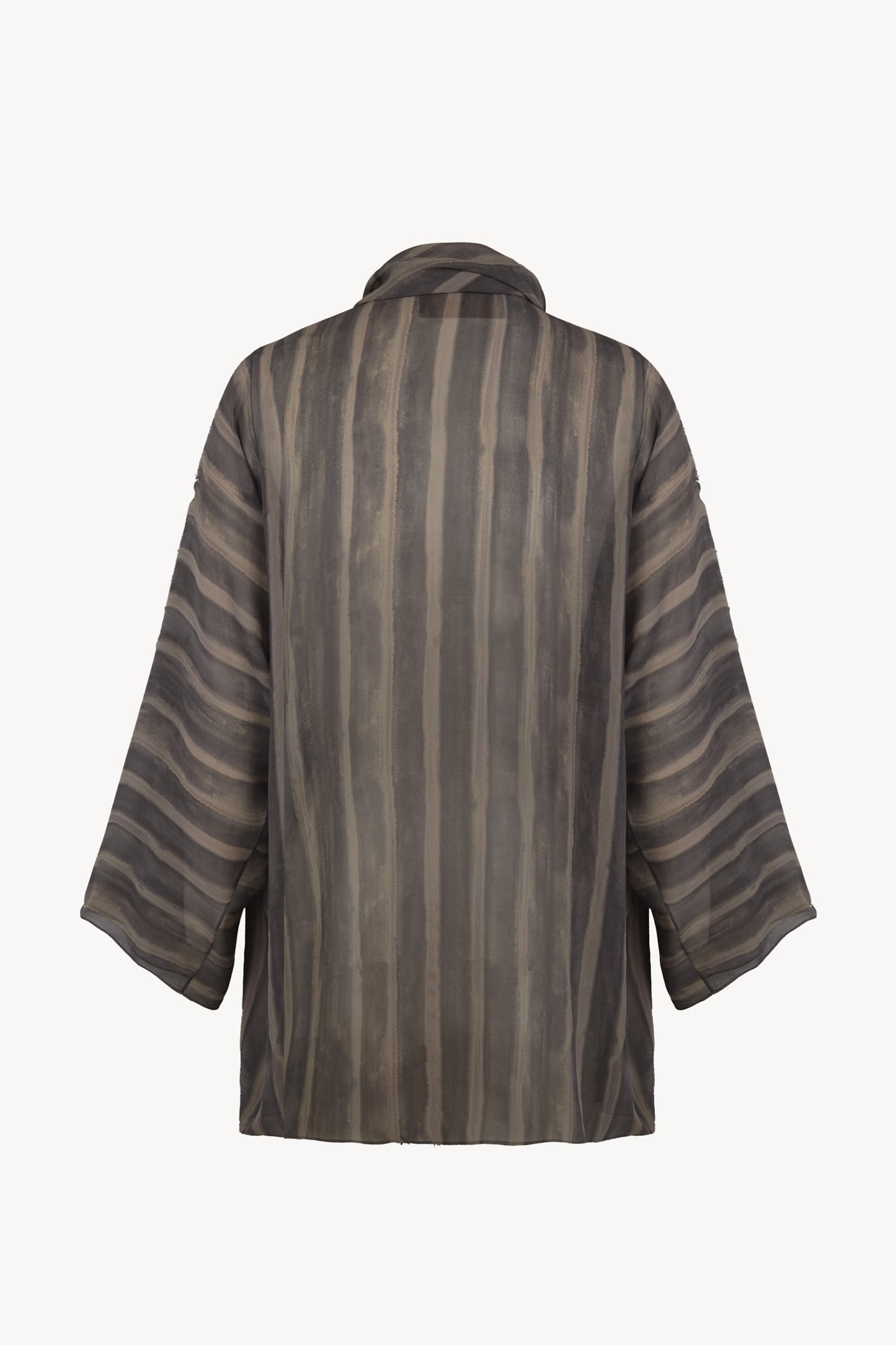 Ursula, orea print silk wrap blouse