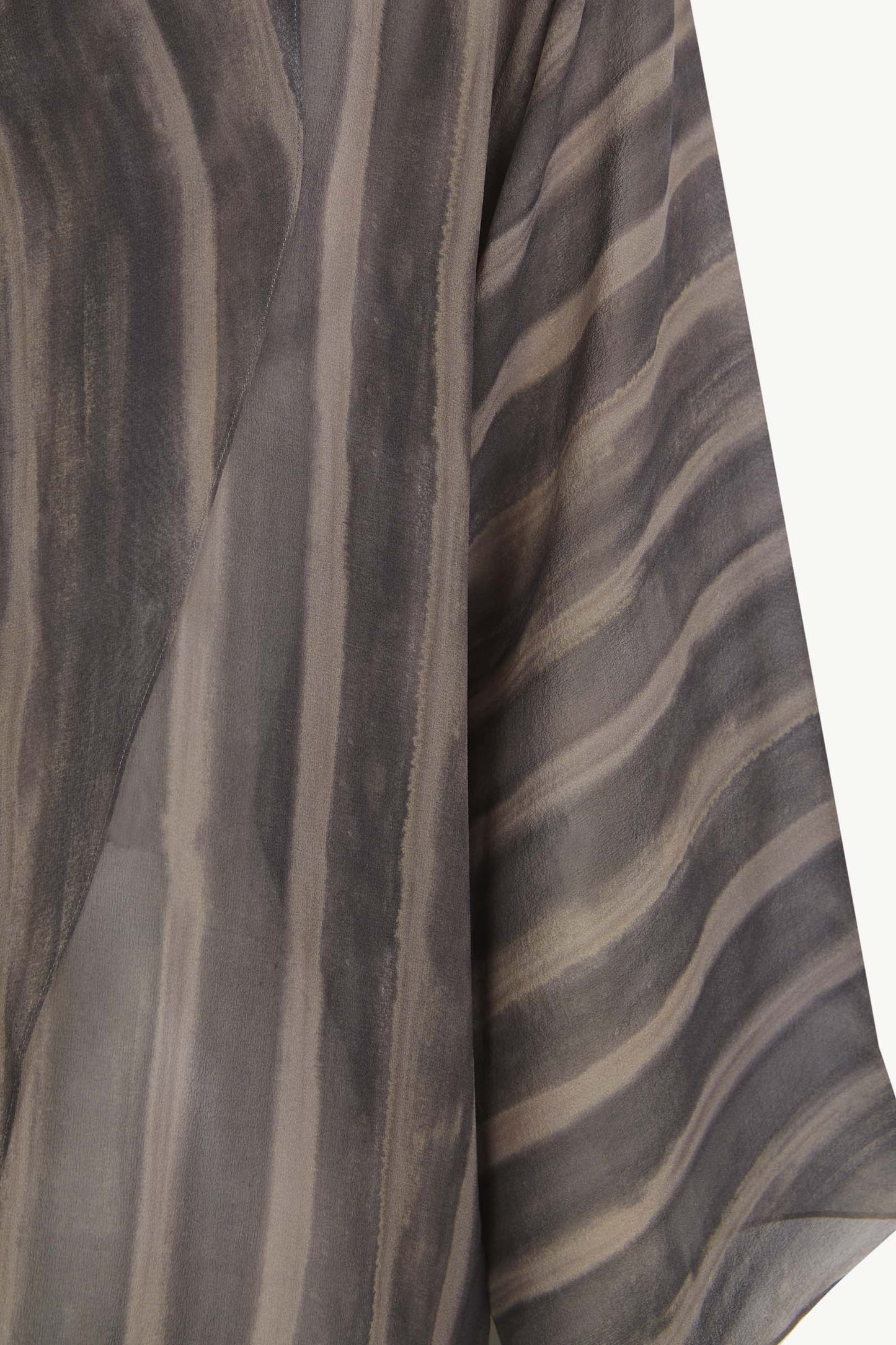 Ursula, orea print silk wrap blouse