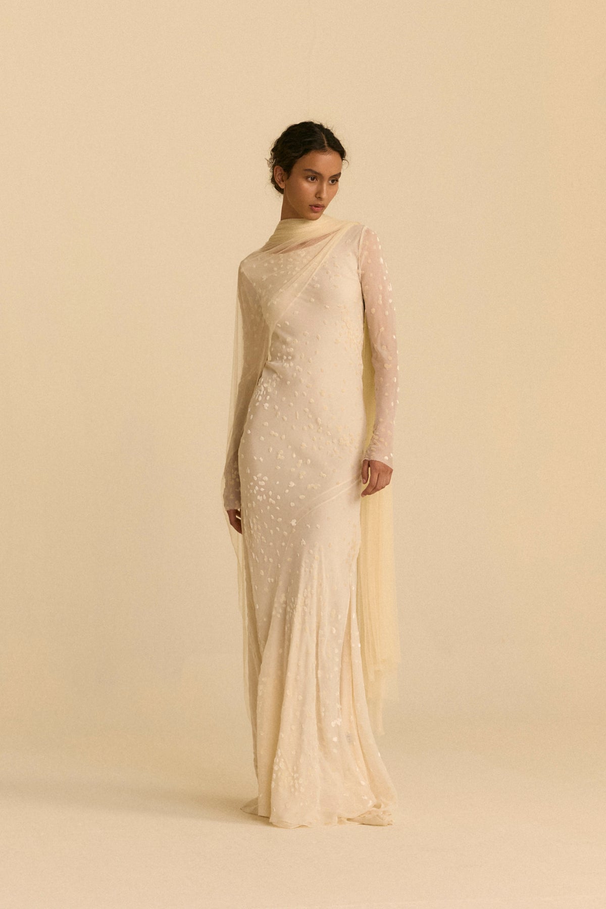 Vestido Acacia, velo Tulle