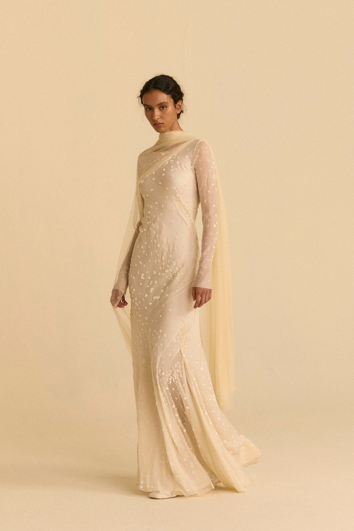 Vestido Acacia, velo Tulle