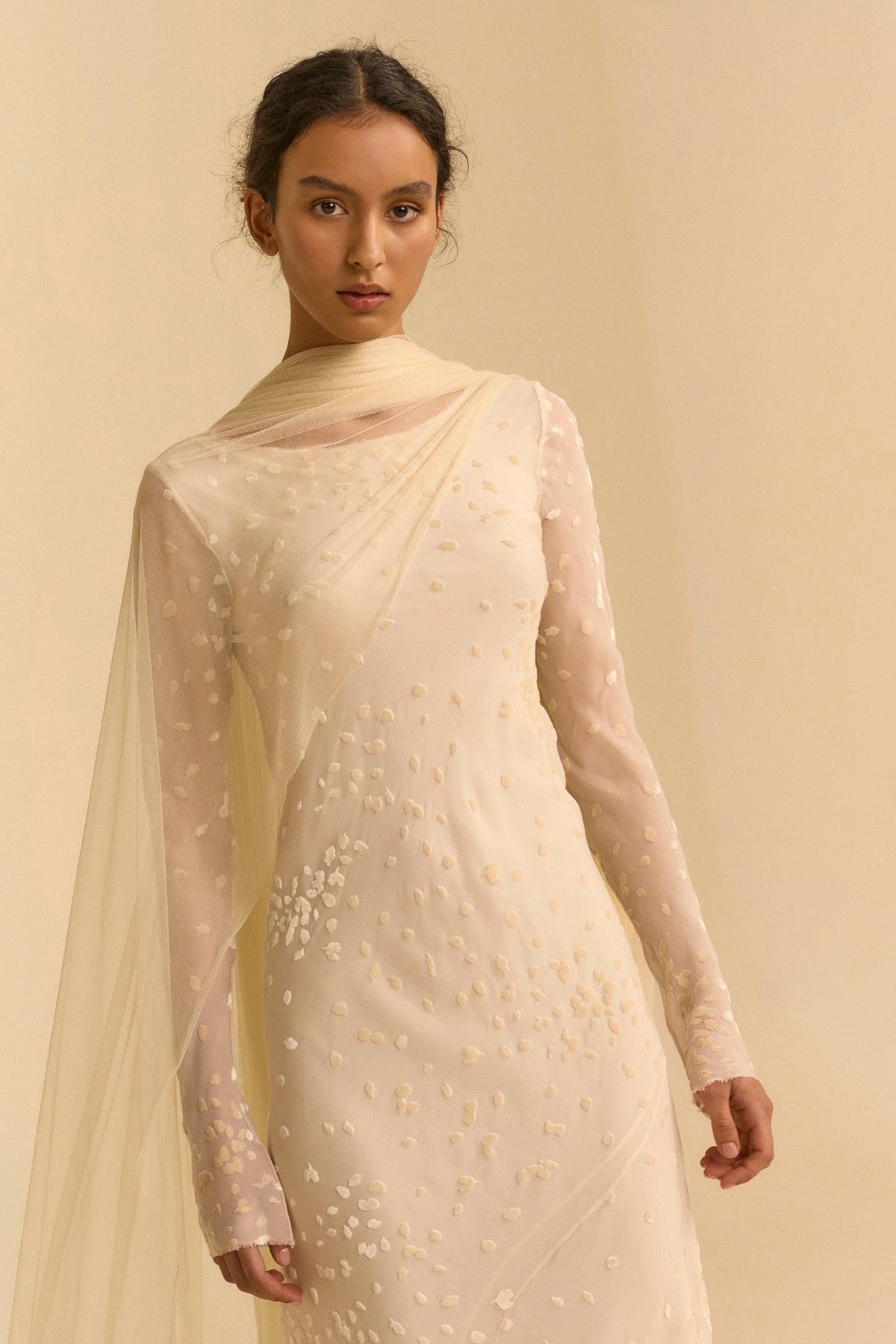 Vestido Acacia, velo Tulle