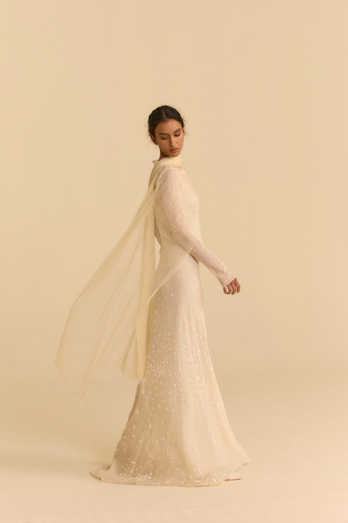Vestido Acacia, velo Tulle