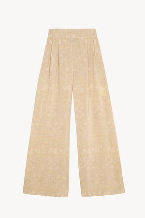 Ada, pantalon de seda flora print