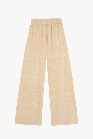Ada, pantalon de seda flora print