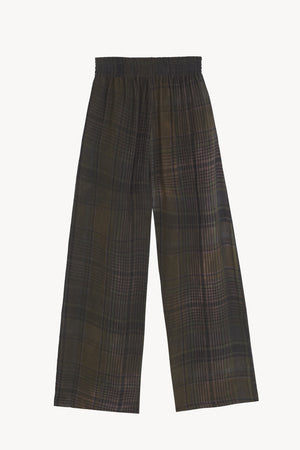 Agate, wide pants maltinto checks