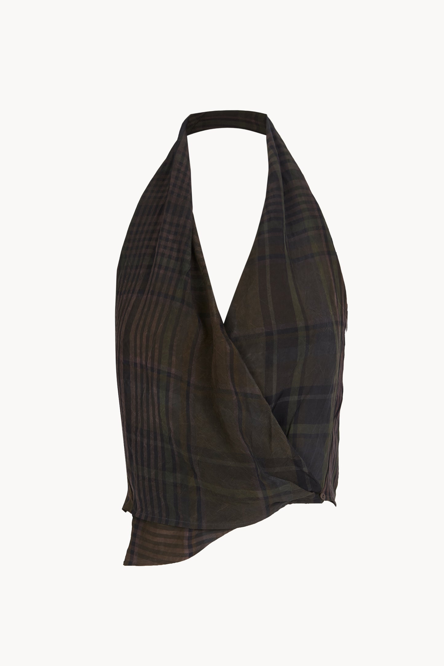 Agate, halter top maltinto checks