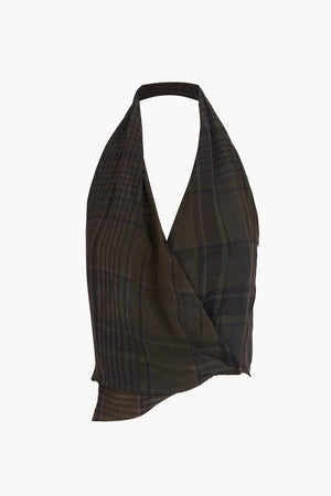 Agate, halter top maltinto checks