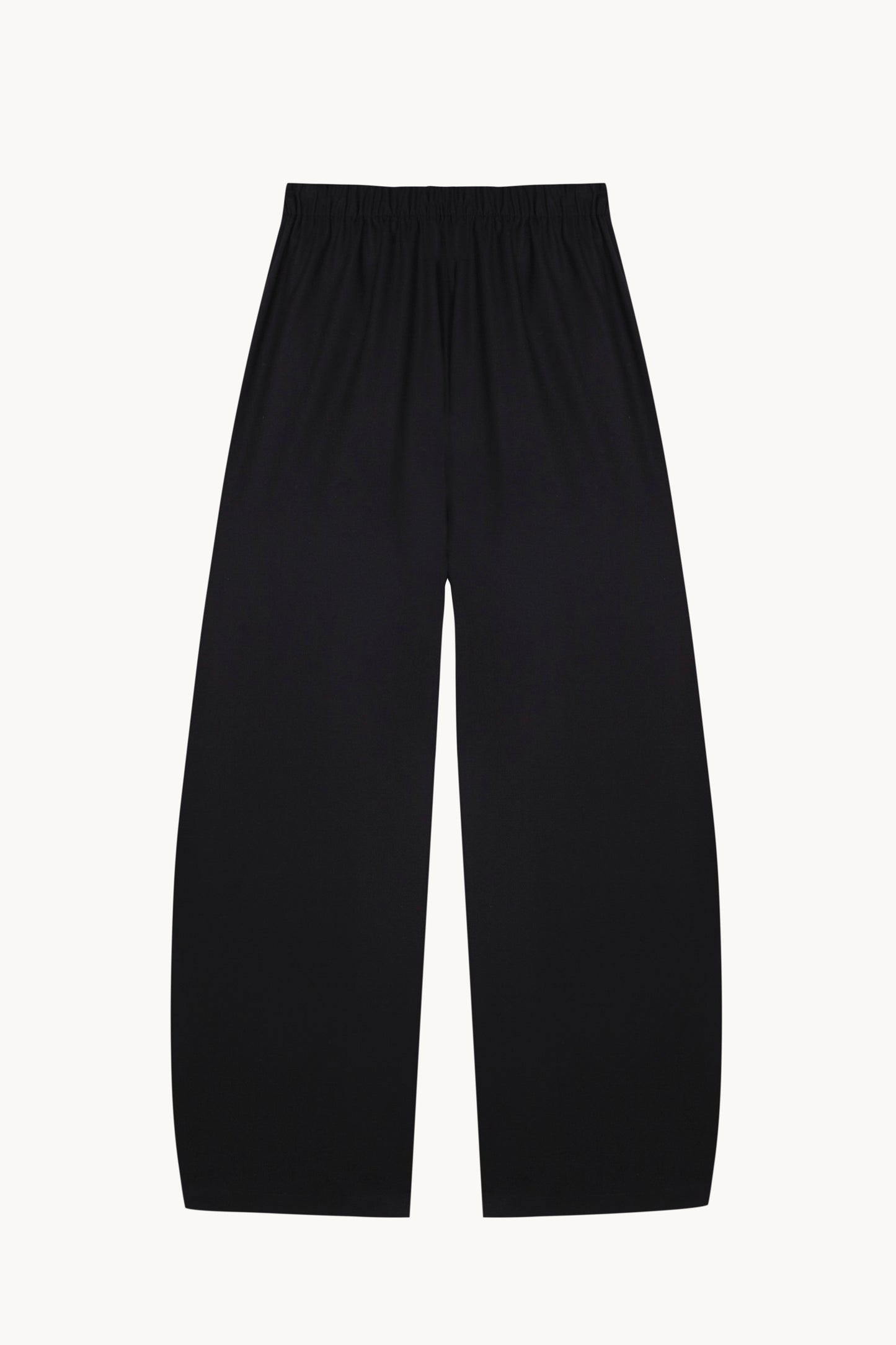 Ahora, black virgin wool trousers