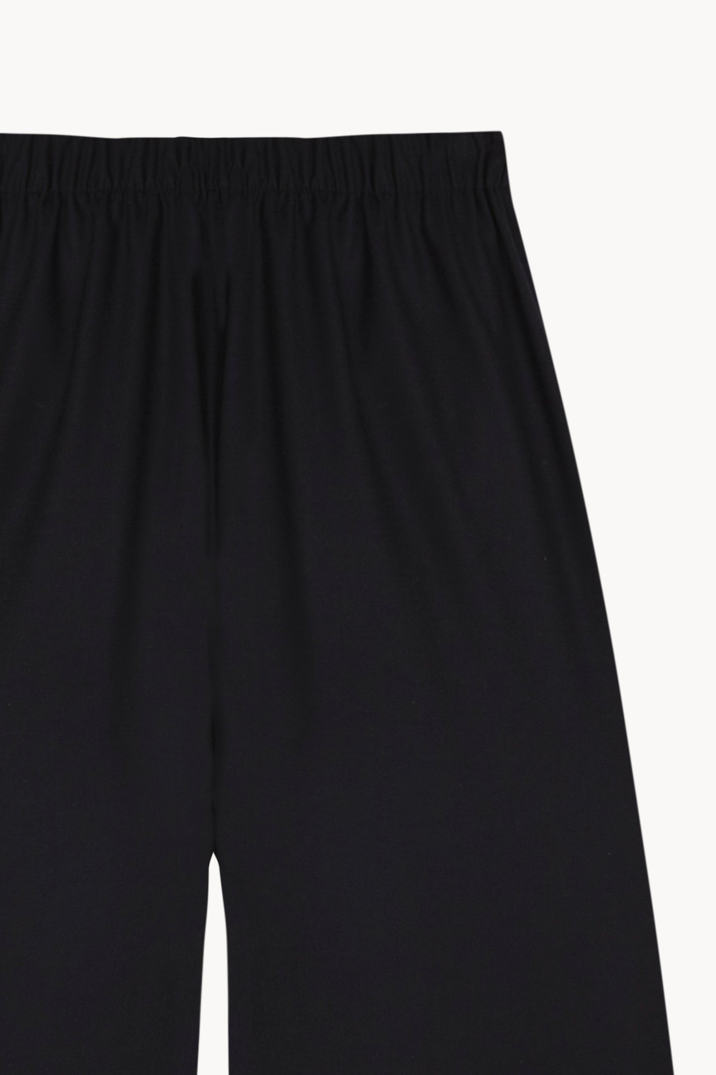 Ahora, black virgin wool trousers