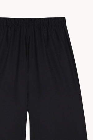 Ahora, black virgin wool trousers