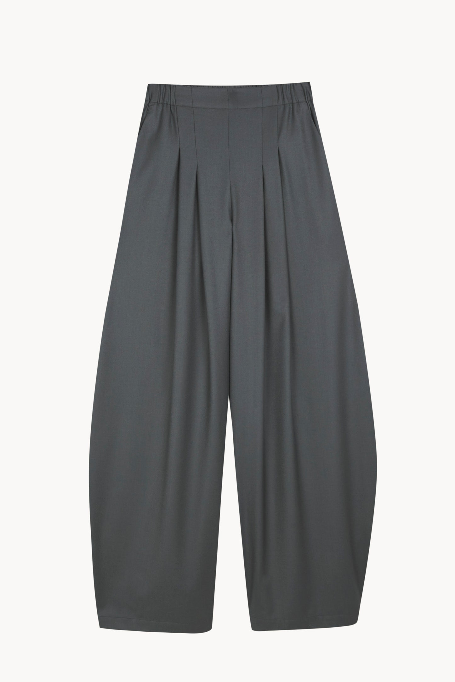 Ahora, vintage blue virgin wool trousers