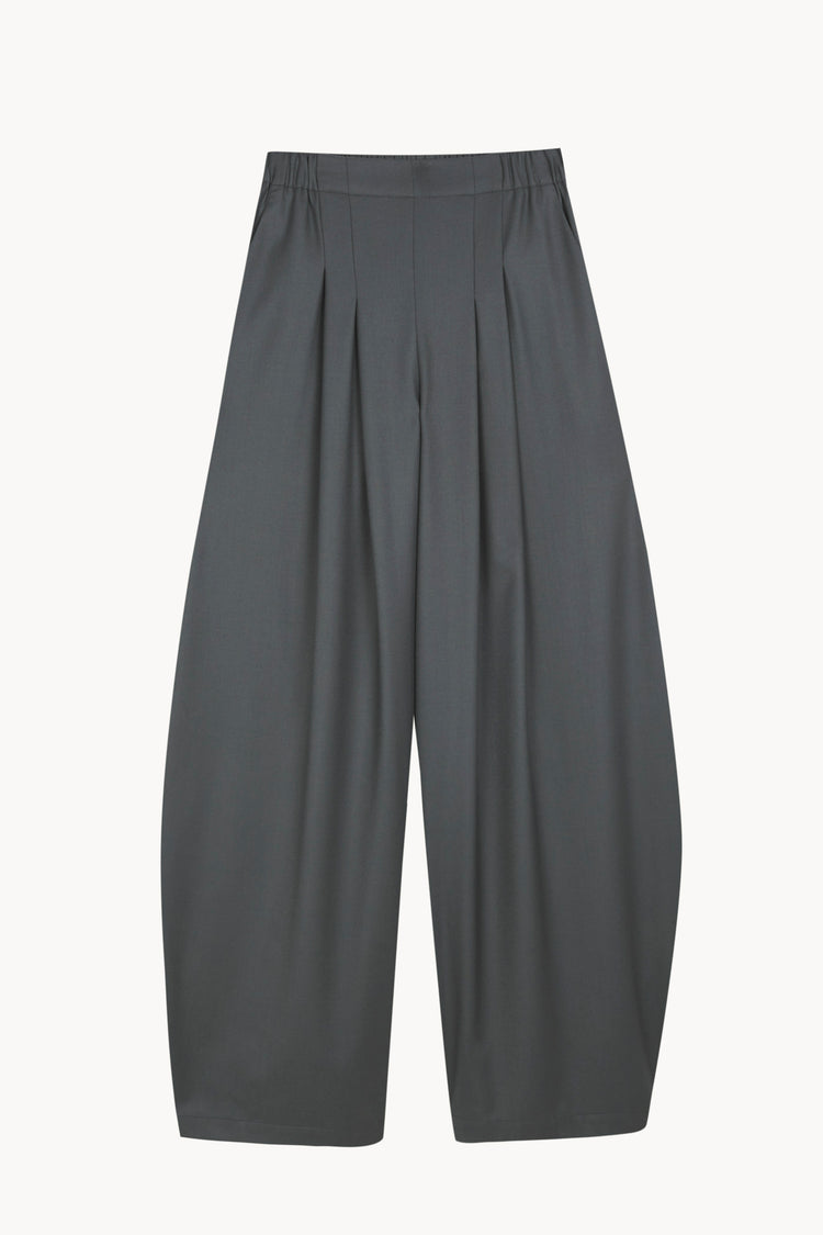 Ahora, vintage blue virgin wool trousers