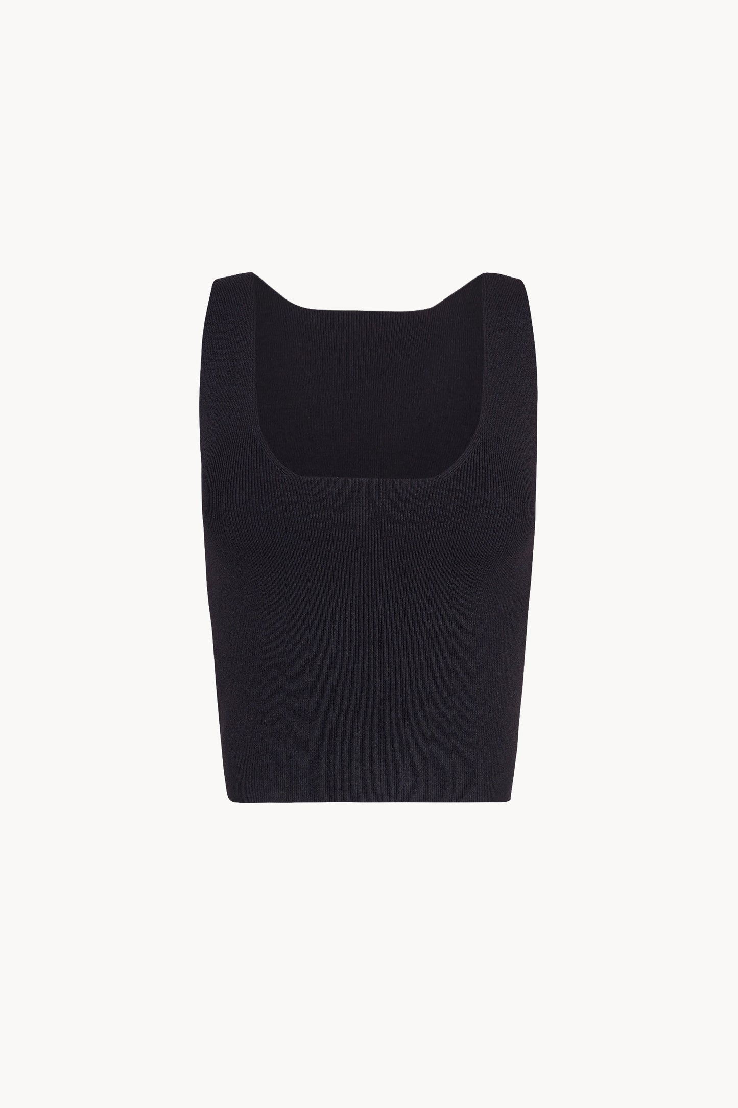 Airi, black silk knitted top