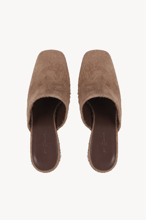 Alice, mule en ante cepillado marrón