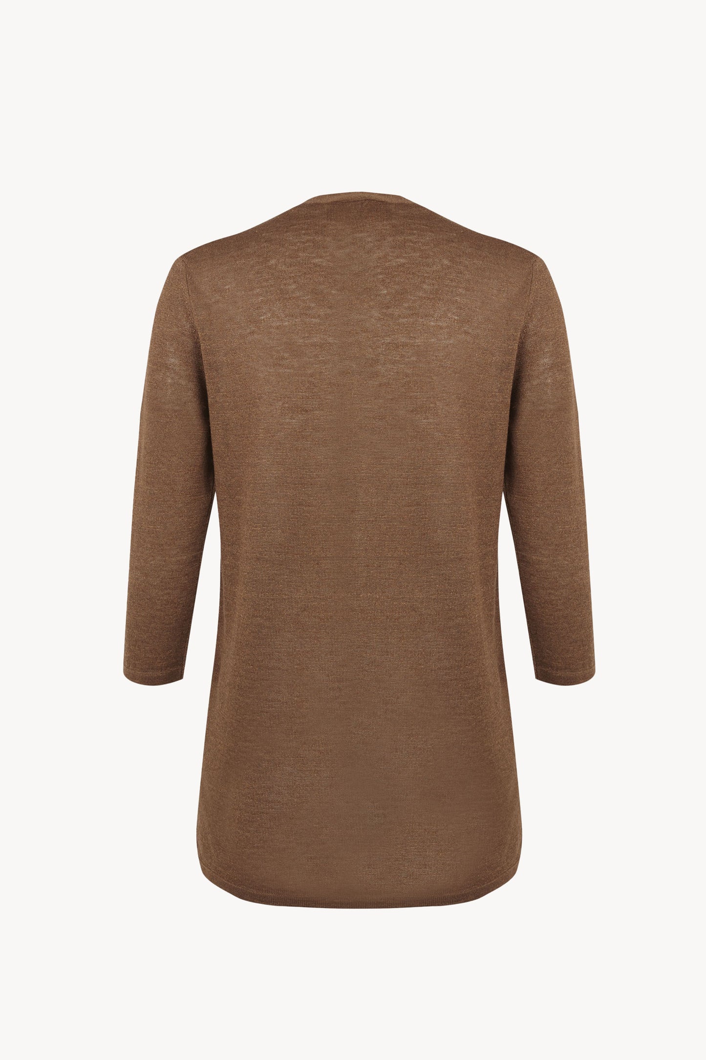 Alon, cinnamon linen and silk cardigan